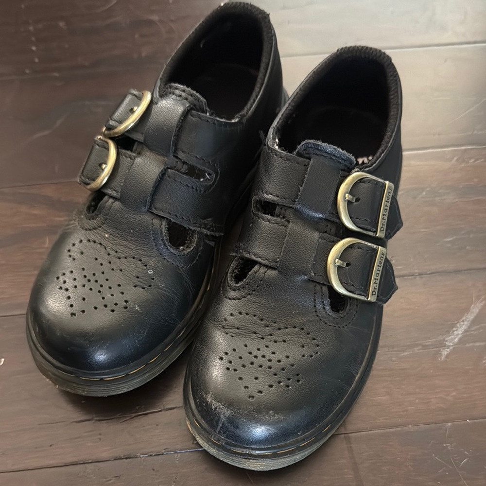 Dr Martens Black Mary Jane’s with Buckle Straps - KIDS size 11
